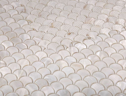 Pearl White Scale 11.75 x 11.75 - Hey Tiles