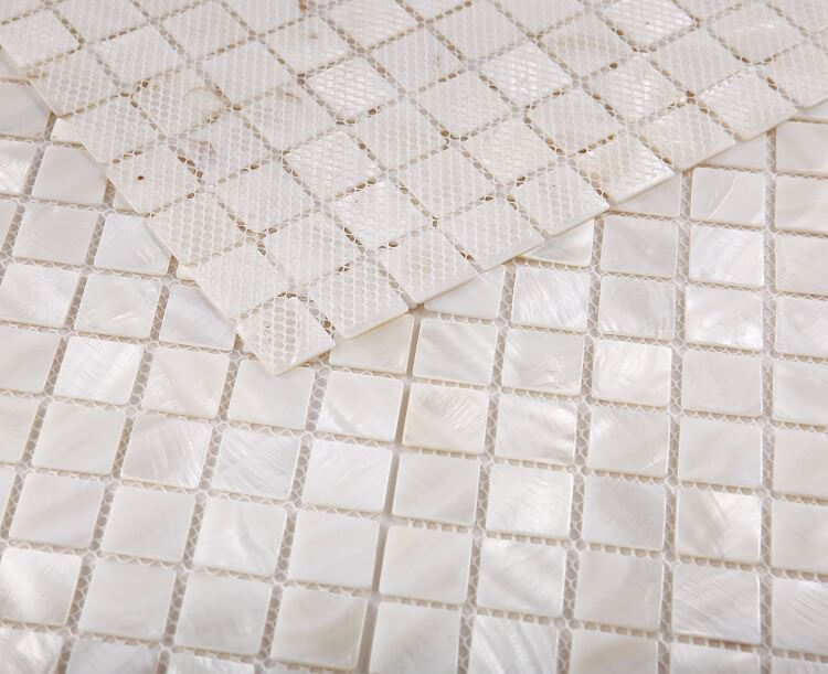 Pearl White Square 11.75 x 11.75 - Hey Tiles