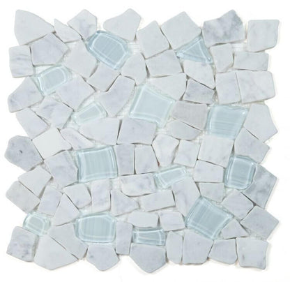 Pebble Carrara 12 x 12 - Hey Tiles