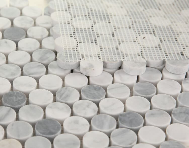 Penny Marble Dusk Honed 11 x 11.75 - Hey Tiles