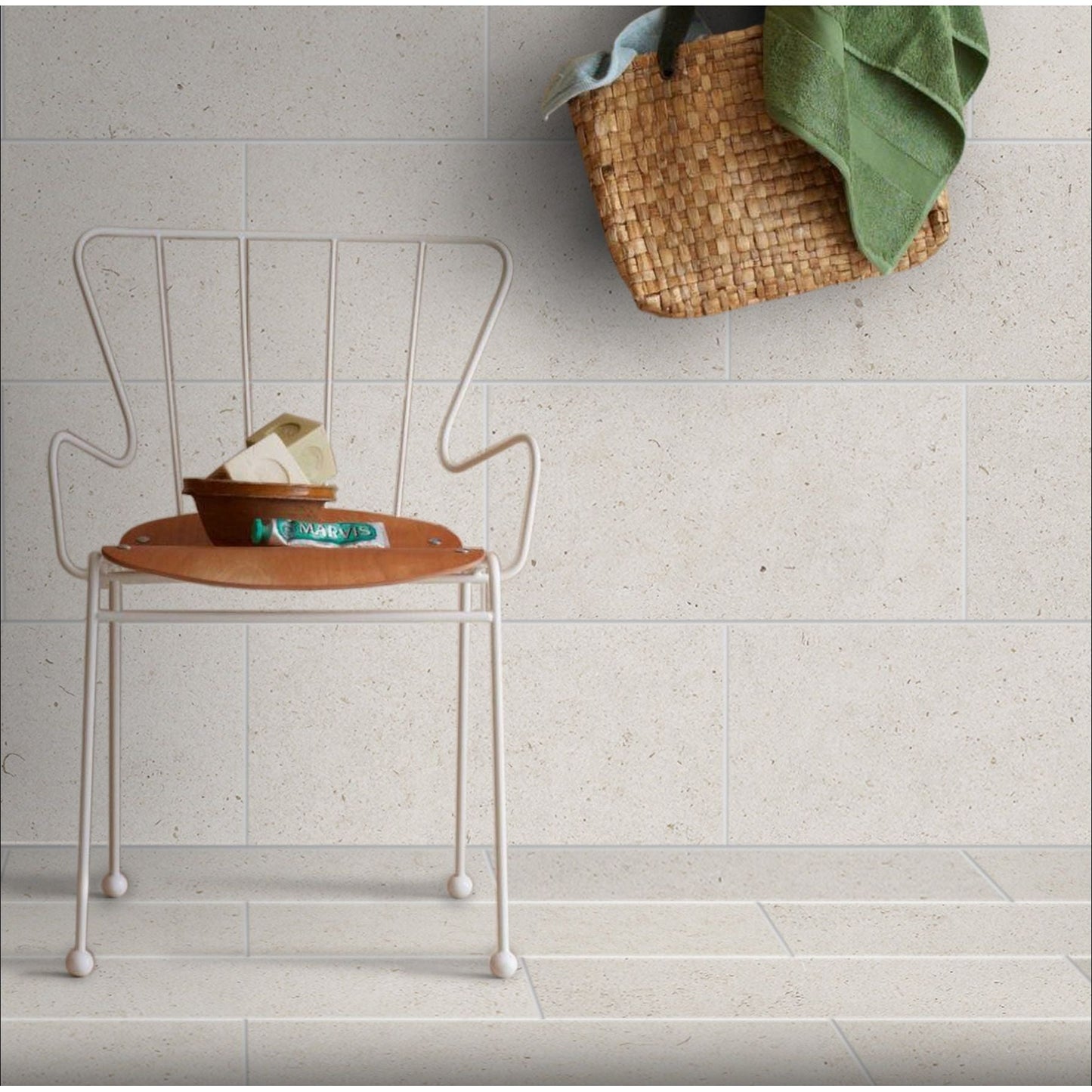 PORTO BEIGE 12X24 HONED LIMESTONE TILE - Hey Tiles