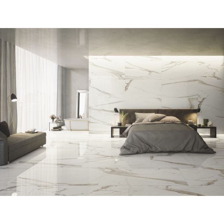 Prestigio Calacatta Lucido 12 x 24, REFIN - Hey Tiles