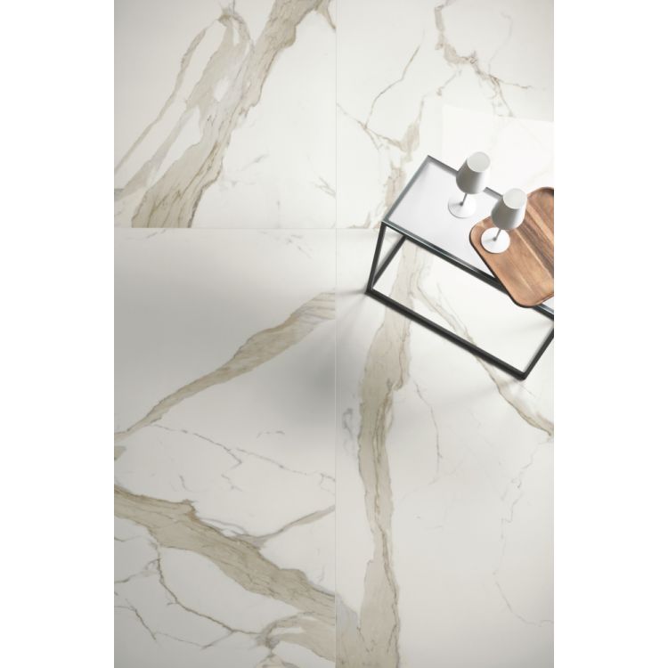 Prestigio Calacatta Soft 24 x 48 - Hey Tiles