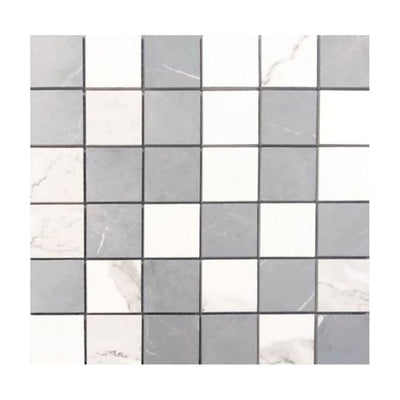 Prestigio Statuario-Impero Mix Soft Mosaic 12 x 12 - Hexagon Interiors