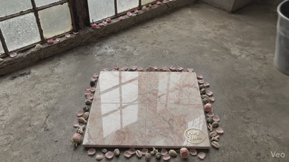 Premium Cherry Blossom Blush Pink 12x12 Honed Marble Flooring & Wall Tile
