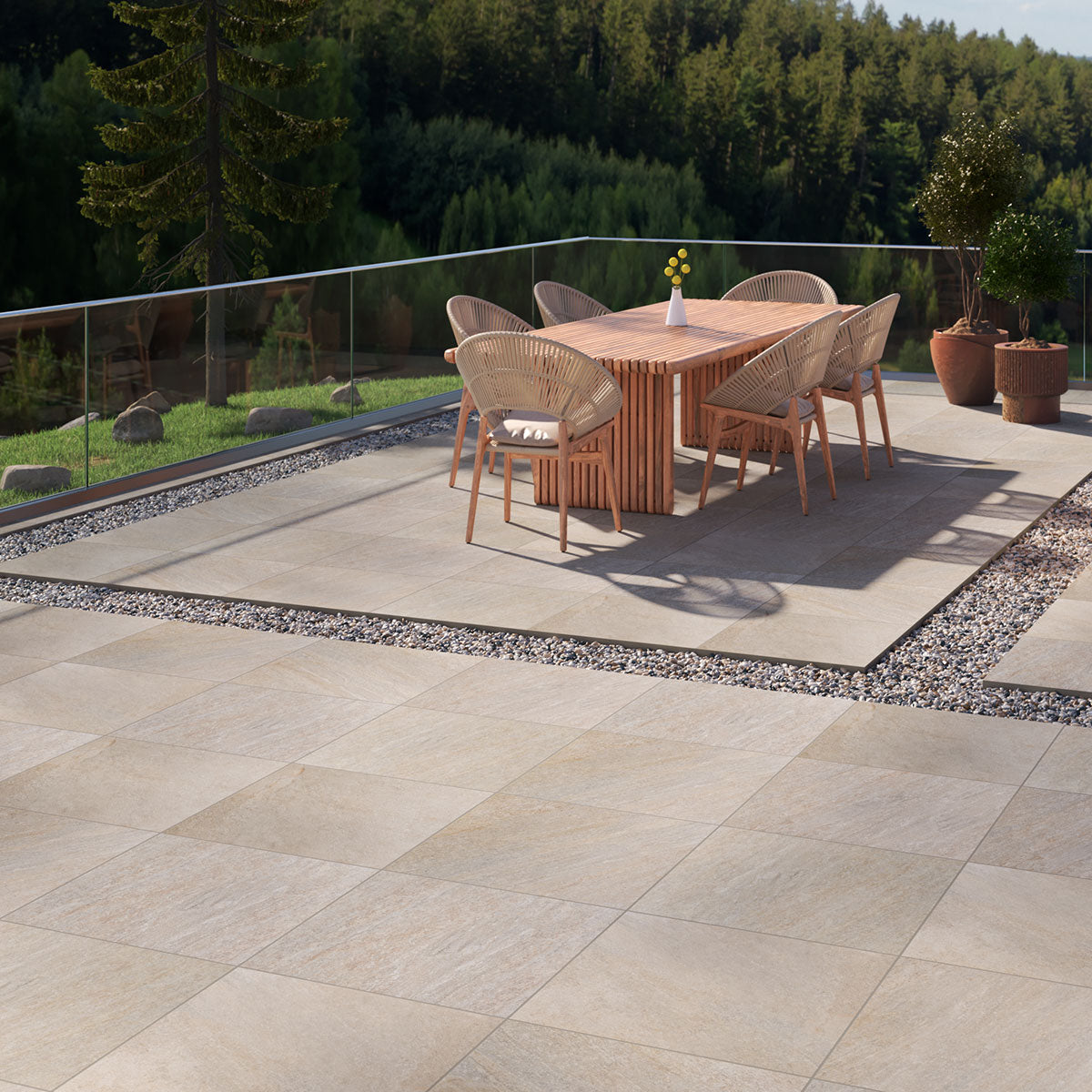 MSI Quartz Beige product and installation view