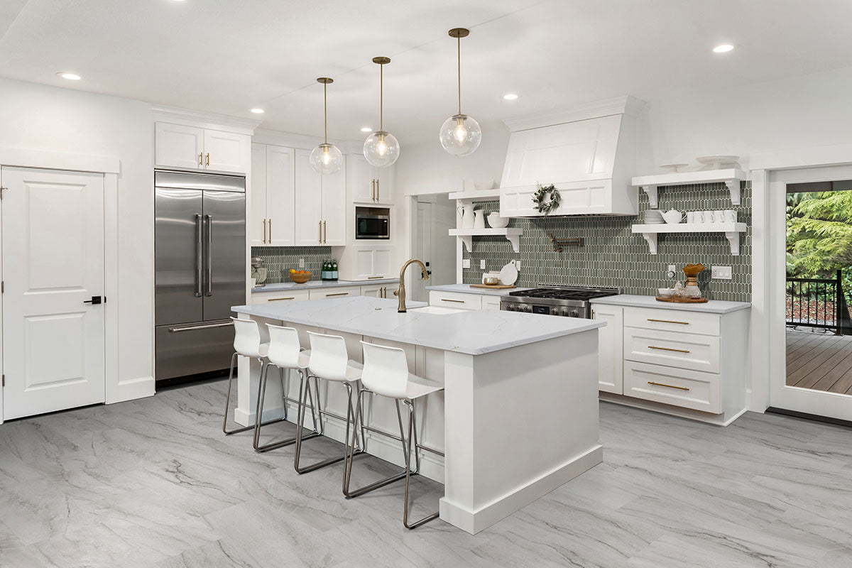 MSI Trecento Quarzo Taj 12x24 luxury vinyl flooring – room scene