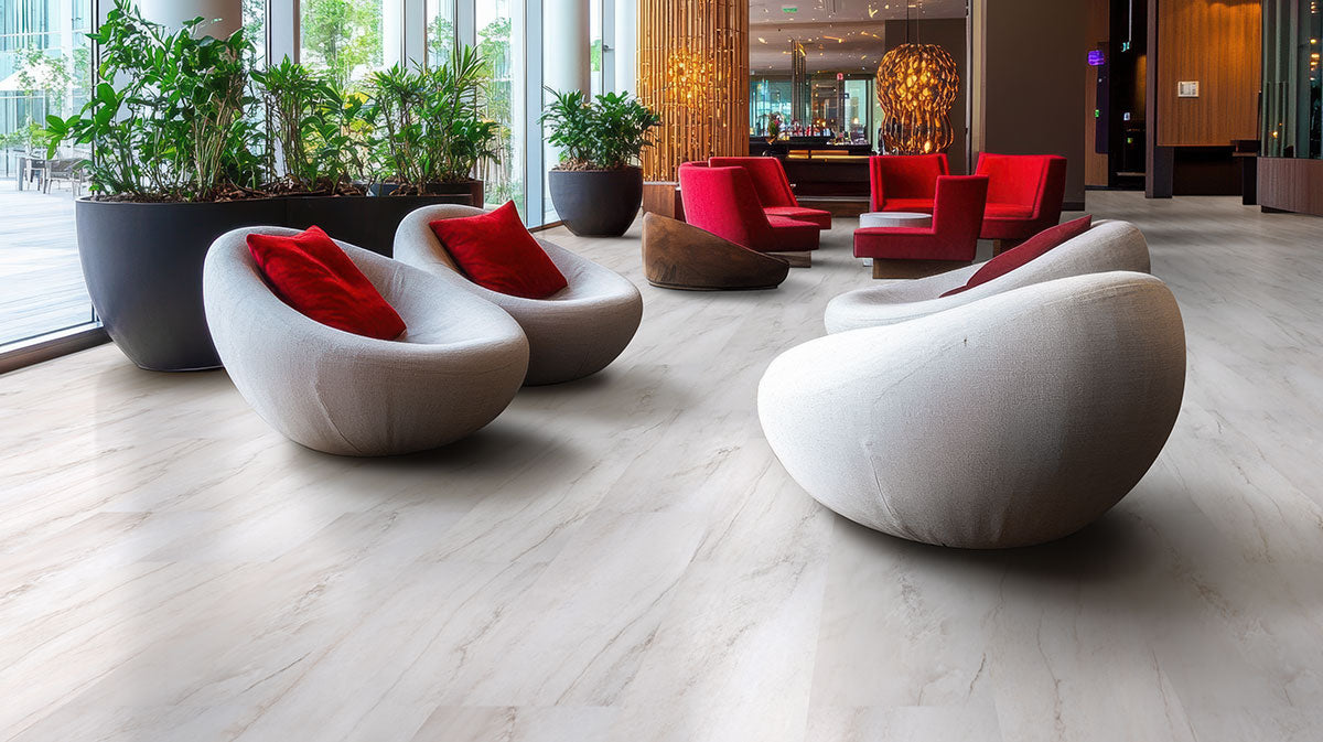 MSI Trecento Quarzo Taj 12x24 luxury vinyl flooring – room scene
