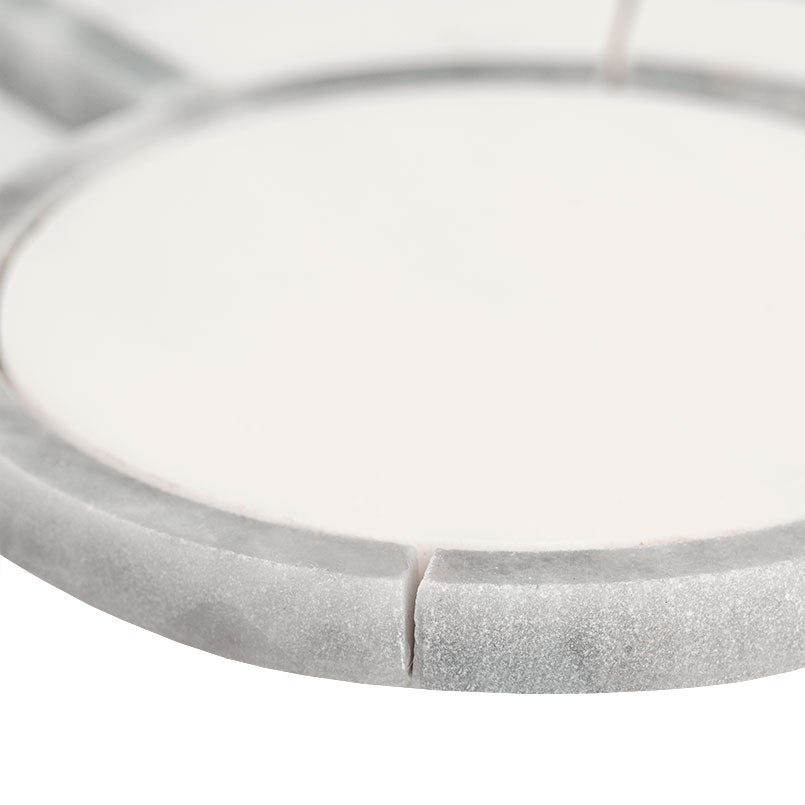 MSI Bianco Dolomite Regency edge detail