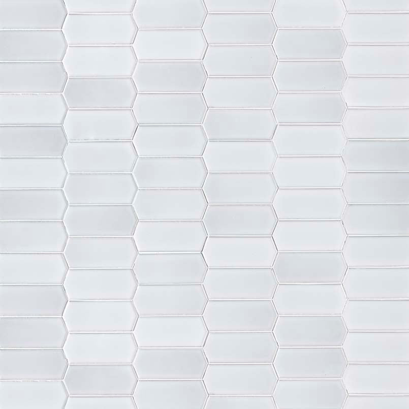 MSI Retro Bianco Picket mosaic detail