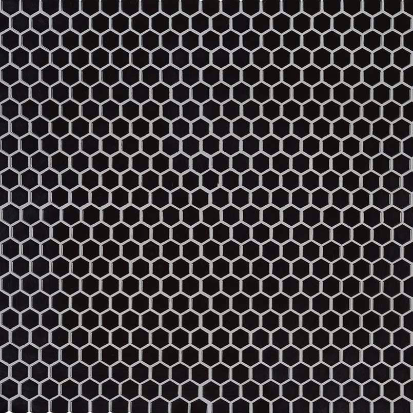 MSI Retro Nero Glossy 1 inch Hexagon variation