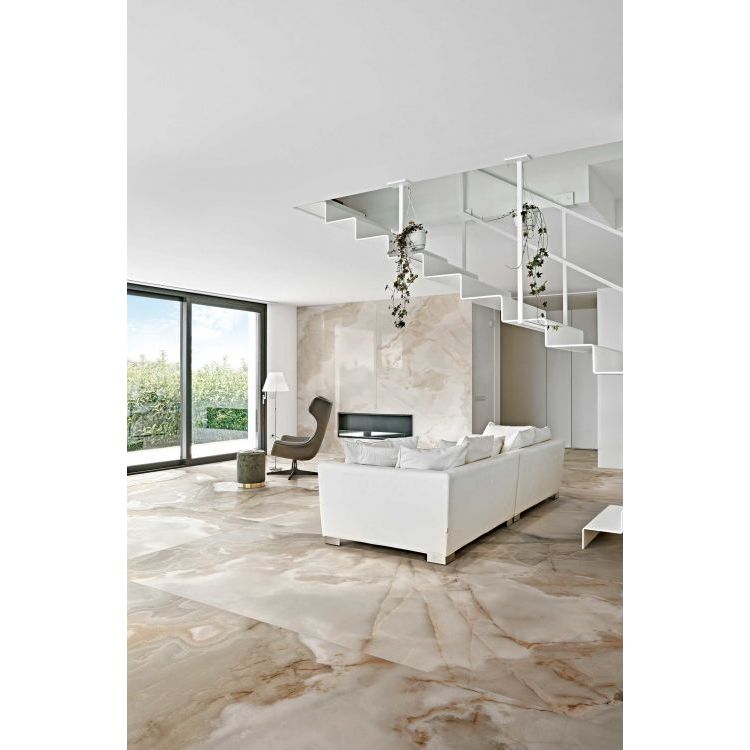 Reves Noisette Glossy 24 x 48, FLORIM - Hey Tiles