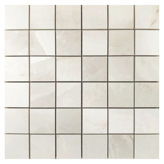 Reves Perle Matte Mosaic 12 x 12 - Hey Tiles