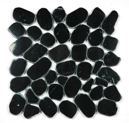 River Stone Marquina 12 x 12 - Hey Tiles