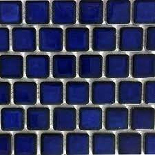 Royal Blue 1x1 Fujiwa Pool Tile Peb Series - Hey Tiles