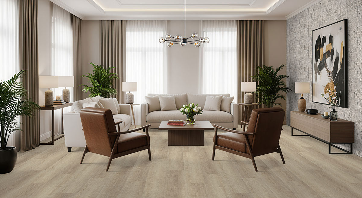 MSI Laurel Saddle Wood 9x48 luxury vinyl flooring – room scene
