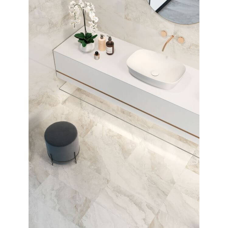 Sant'Agostino Mystic Ivory Polished 12 x 24 - Hey Tiles