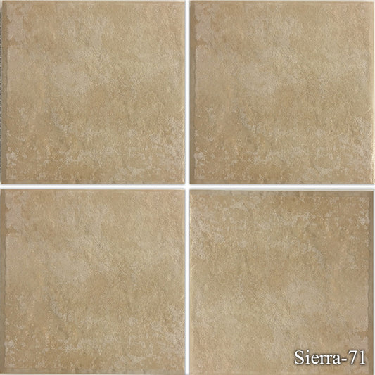 Fujiwa Sierra Almond 6" x 6" Pool Tile