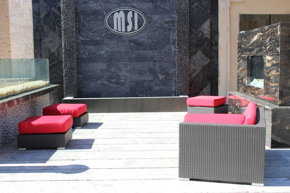 MSI Silver Travertine 12" x 24" x 3 cm Tumbled Paver - lifestyle view 1