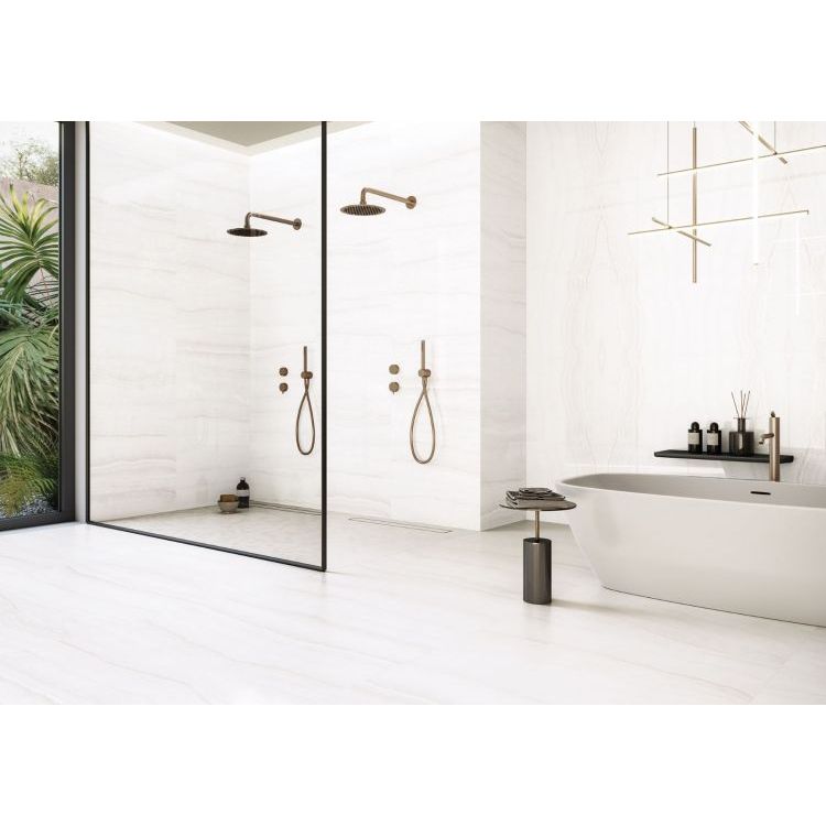 Skorpion White Levigato (R/L) 24 x 48 CERDOMUS - Hey Tiles