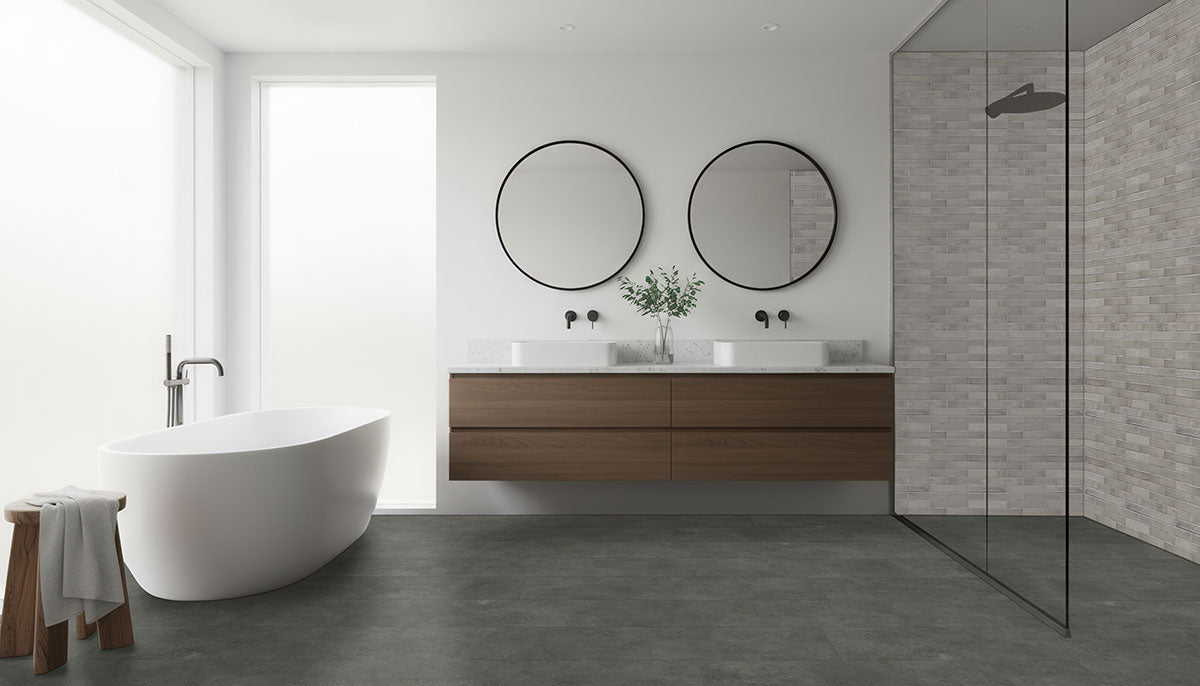 MSI Trecento Stormbound 12x24 luxury vinyl flooring – room scene