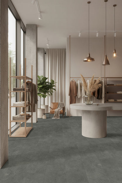 MSI Trecento Stormbound 12x24 luxury vinyl flooring – room scene