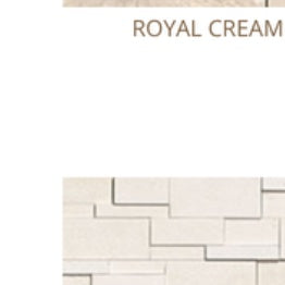 MSI XL RockMount Taja Cream 3D Sandblasted 9" x 24" Limestone Ledger Panel
