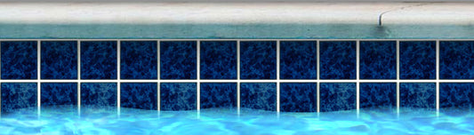 Fujiwa TITAN-332 Sapphire 3" x 3" Titan 300 glazed porcelain pool tile