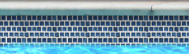 Fujiwa TNT-034 Opal 1" x 1" TNT glazed porcelain pool tile