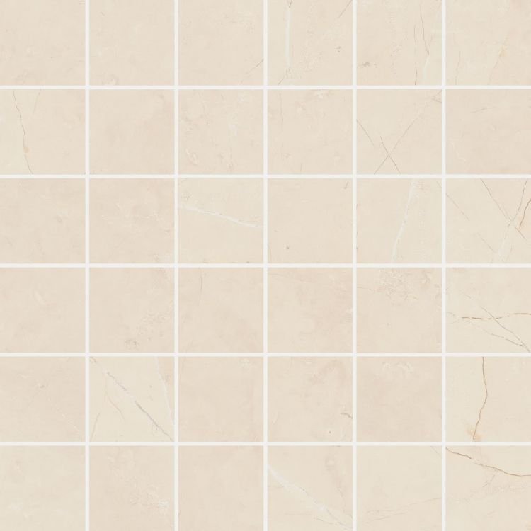 Trilogy Moon Beige Soft 2 x 2 Mosaic 12 x 12 - Hey Tiles