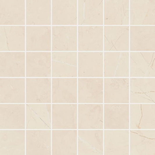 Trilogy Moon Beige Soft 2 x 2 Mosaic 12 x 12 - Hey Tiles