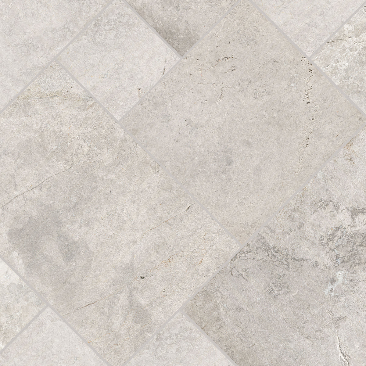 MSI Tundra Gray 16" x 24" x 3 cm Sandblasted Marble Paver - image 2