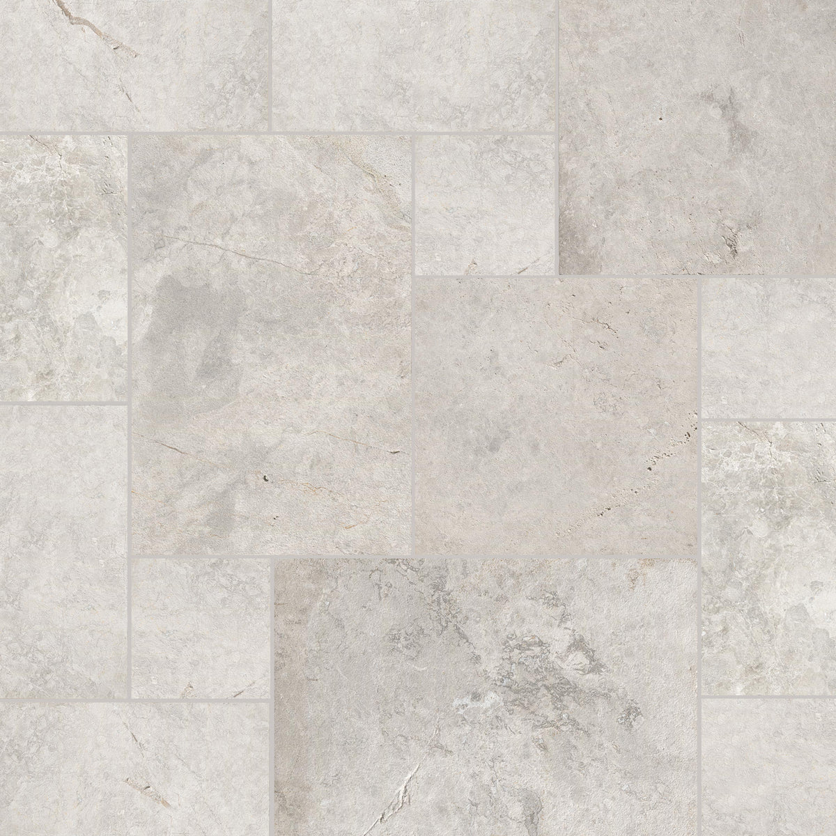MSI Tundra Gray 16" x 24" x 3 cm Sandblasted Marble Paver - image 1