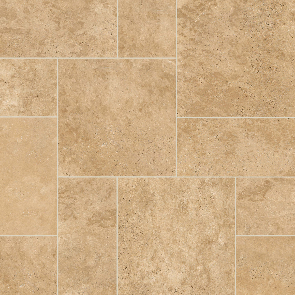 MSI Tuscany Beige 20-Kit Mini Pattern 150 Sq Ft Tumbled Travertine Paver Set