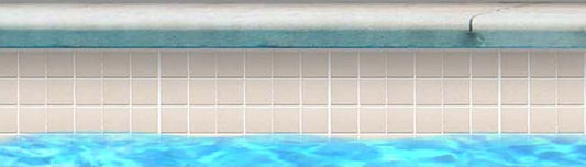 Fujiwa UNG-200C White 2" x 2" Unglazed 200 unglazed porcelain pool tile
