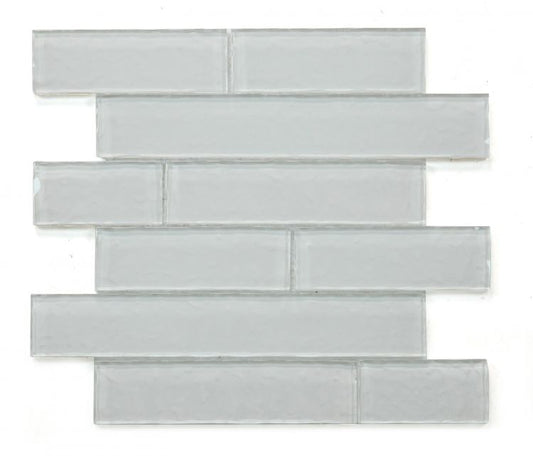 Ripple Clear Grey 11.75 x 11.75 Mosaic Tile