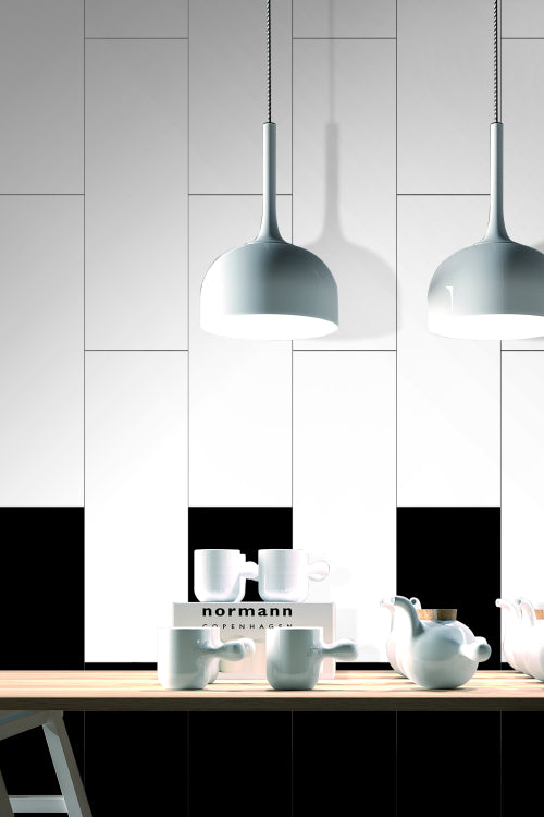 White Polished Ceramic Wall 12 x 36 Ceramic Tile