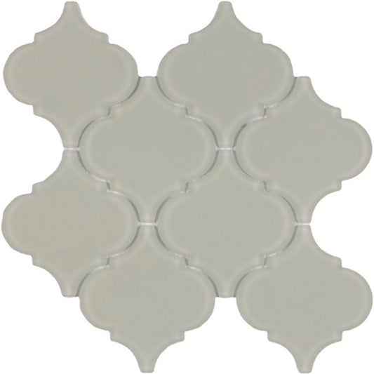 Arabesque Beige Frosted 10 x 10.5 Mosaic Tile