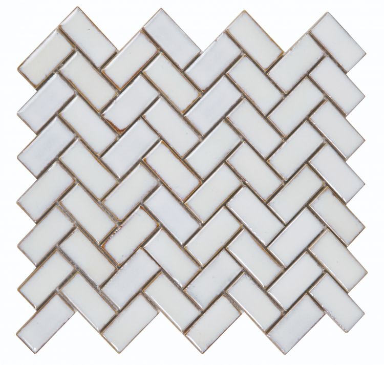 Tango White Large 9.50 x 11 Mosaic Tile