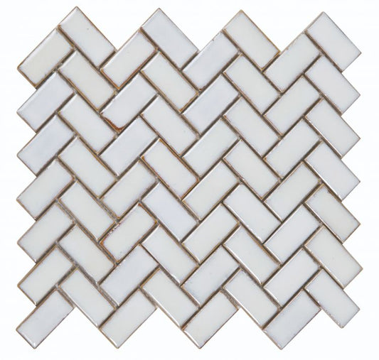 Tango White Large 9.50 x 11 Mosaic Tile