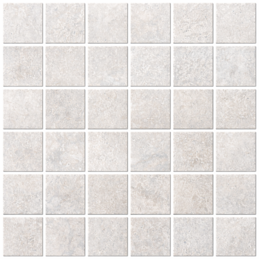 Beat White Square Mosaic 2 x 2 12 x 12 Porcelain Mosaic
