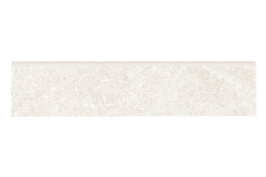 Untamed Wander White Bullnose 3 x 12 Porcelain Trim
