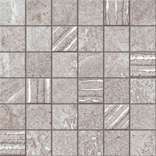 Sunstone Grey Mosaic 12 x 12 Porcelain Mosaic