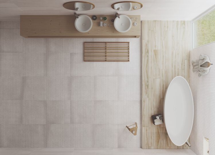 Elevation Grey Floor 24 x 24 Porcelain Tile