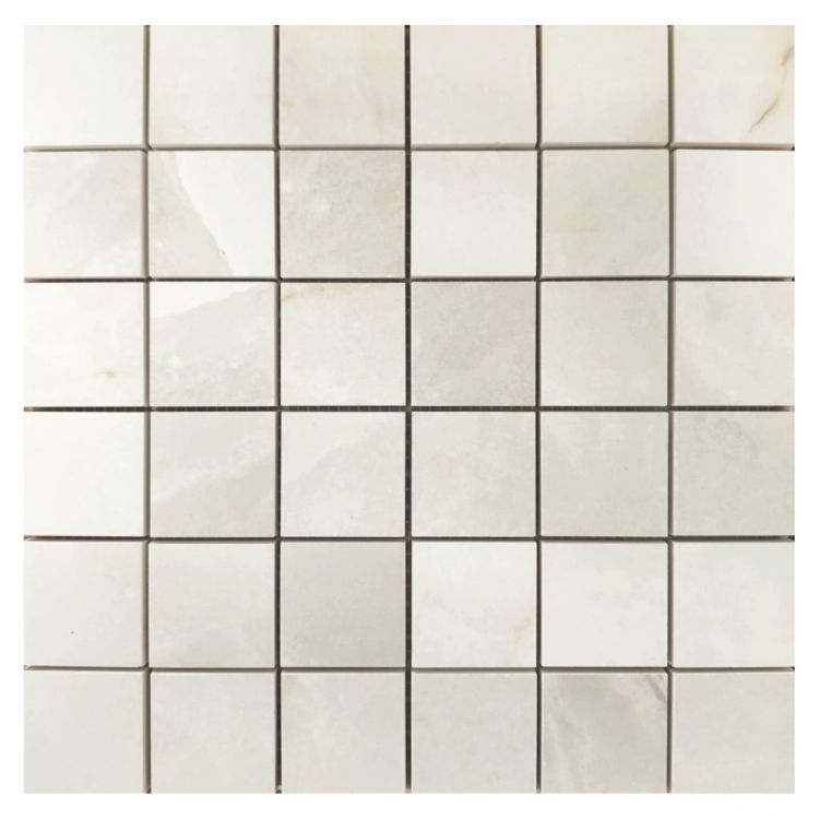 Reves Perle Matte Mosaic 2 x 2 12 x 12 Italian Porcelain Mosaic