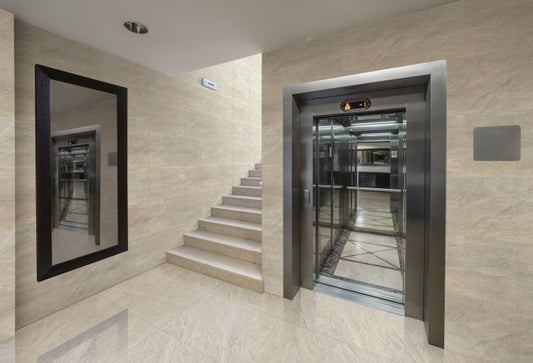 Malaysia AMZN  TRAV. Grey  Polished 24 x 48 Marble Laminated Porcelain Tile