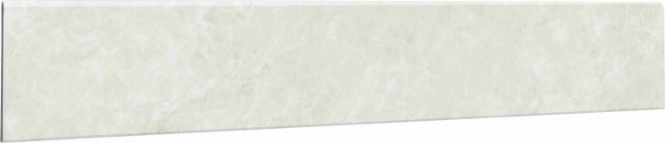 Kraken Light Polished Bullnose 3.5 x 24 Porcelain Trim