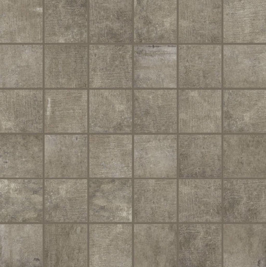 Matieres Gris Mosaico 12 x 12 Italian Porcelain Mosaic