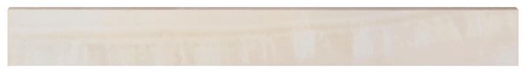 Akoya Ivory Matte Bullnose 3 x 24 Italian Porcelain Trim
