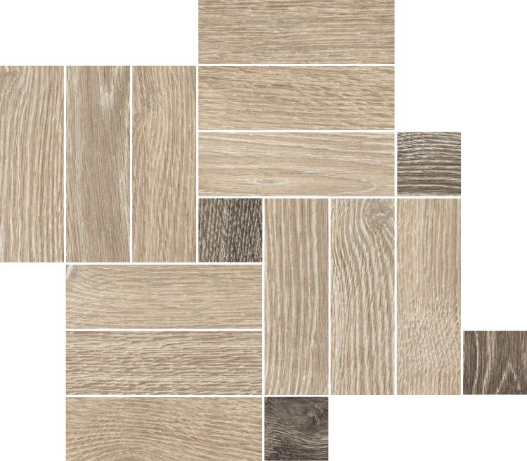 OB01 Beige Mosaic 14 x 16 Porcelain Mosaic